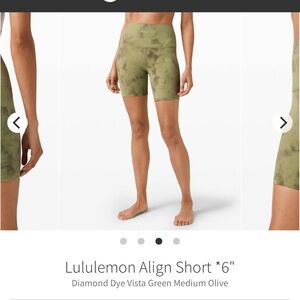 Lululemon Align Short 6"